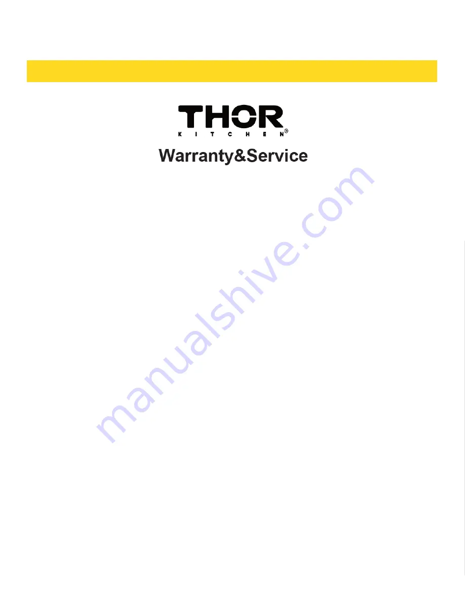 Thor Kitchen TRF3602 Use And Care Manual Download Page 24