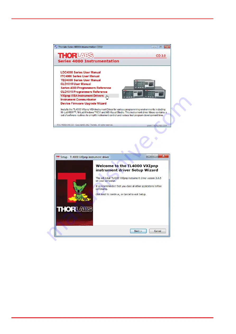 THORLABS CLD101 Series Operation Manual Download Page 34