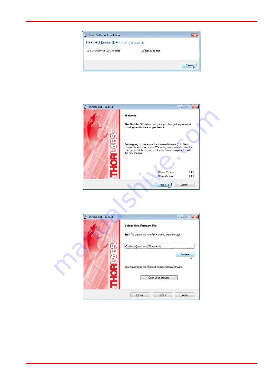 THORLABS CLD101 Series Скачать руководство пользователя страница 63