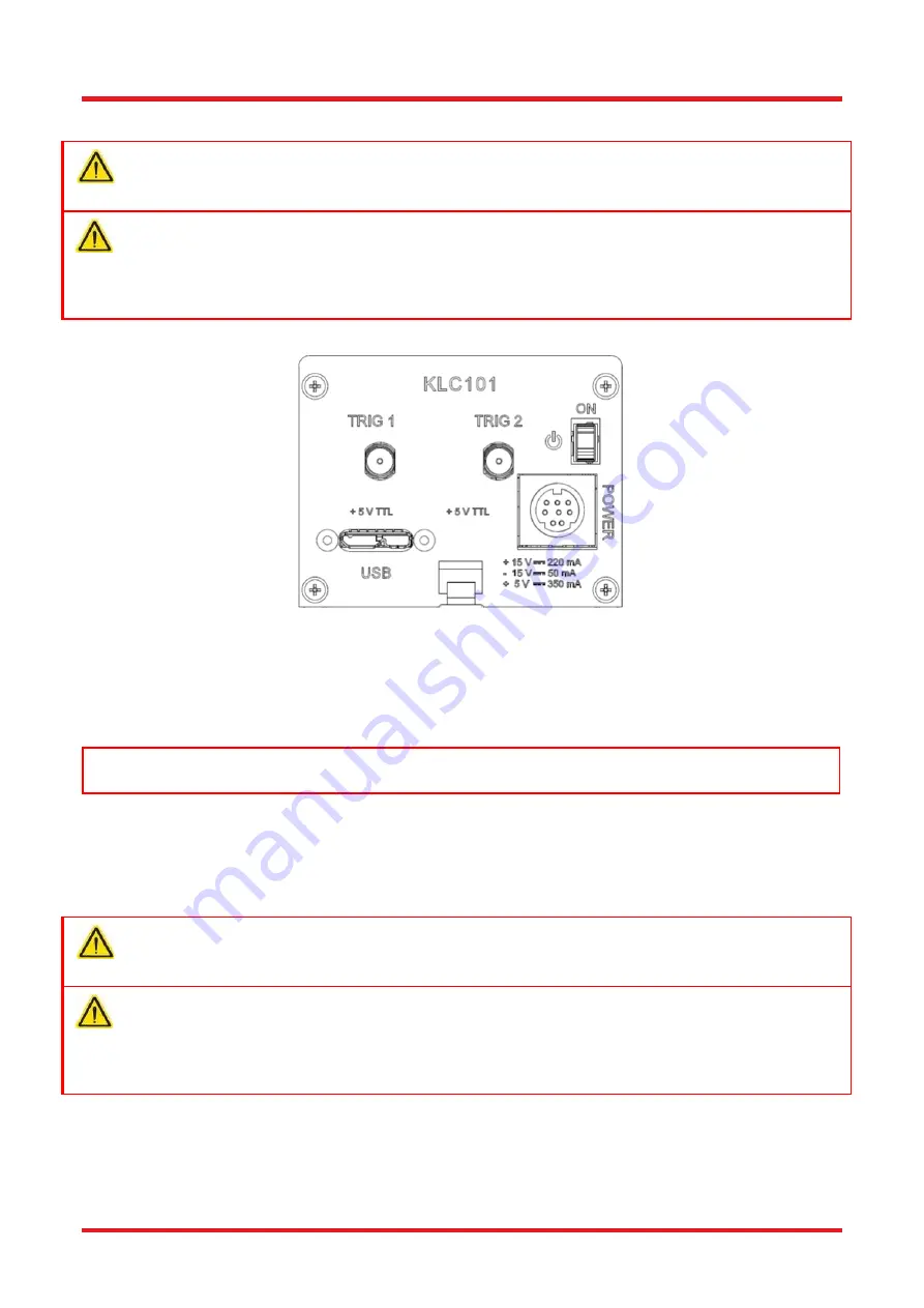 THORLABS K-Cube KLC101 User Manual Download Page 12