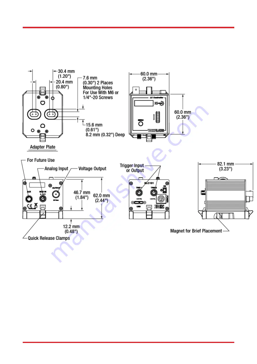 THORLABS K-Cube KLC101 User Manual Download Page 23