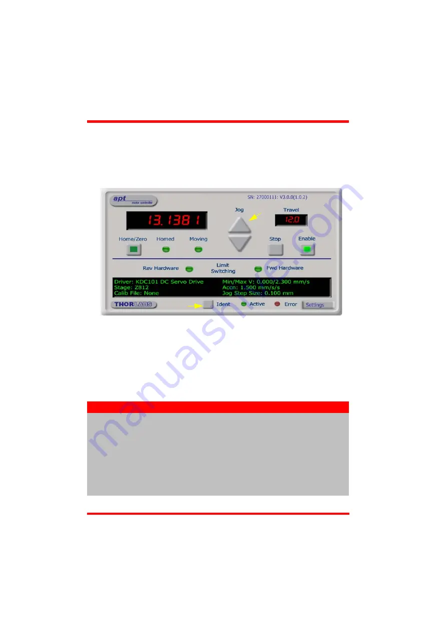 THORLABS KDC101 Скачать руководство пользователя страница 18