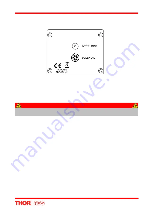 THORLABS KSC101 User Manual Download Page 11