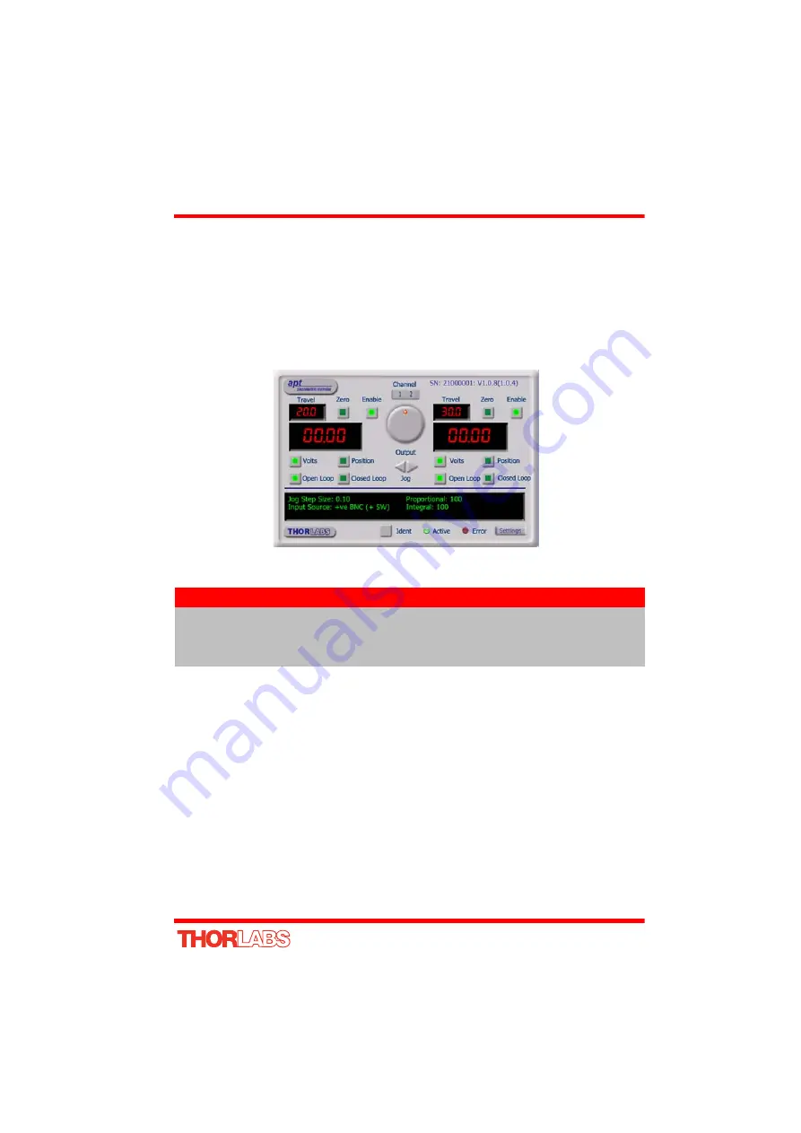 THORLABS MNA601/IR Скачать руководство пользователя страница 45