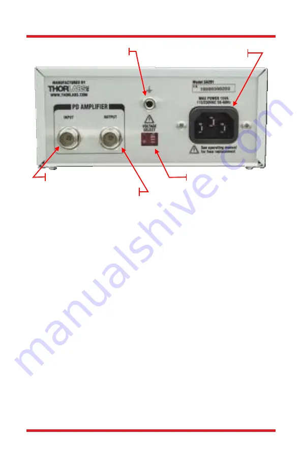 THORLABS SA201-EC Скачать руководство пользователя страница 13