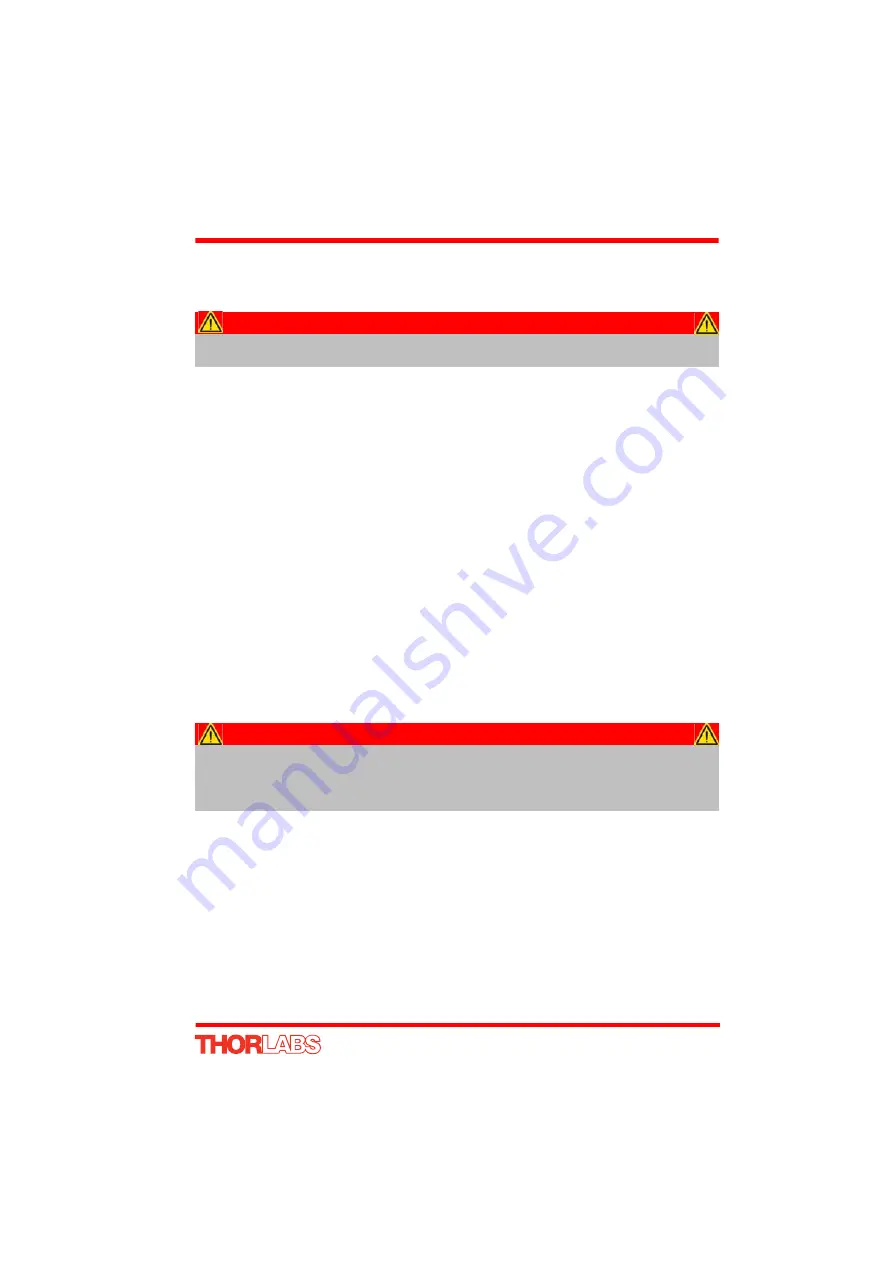 THORLABS T-Cube NanoTrak TNA001/IR User Manual Download Page 11