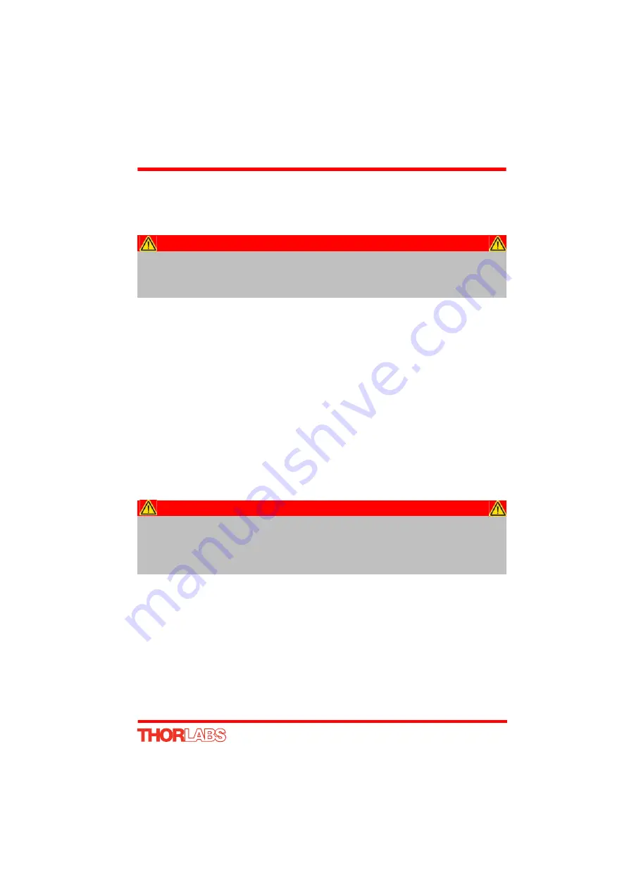 THORLABS T-Cube NanoTrak TNA001/IR User Manual Download Page 15