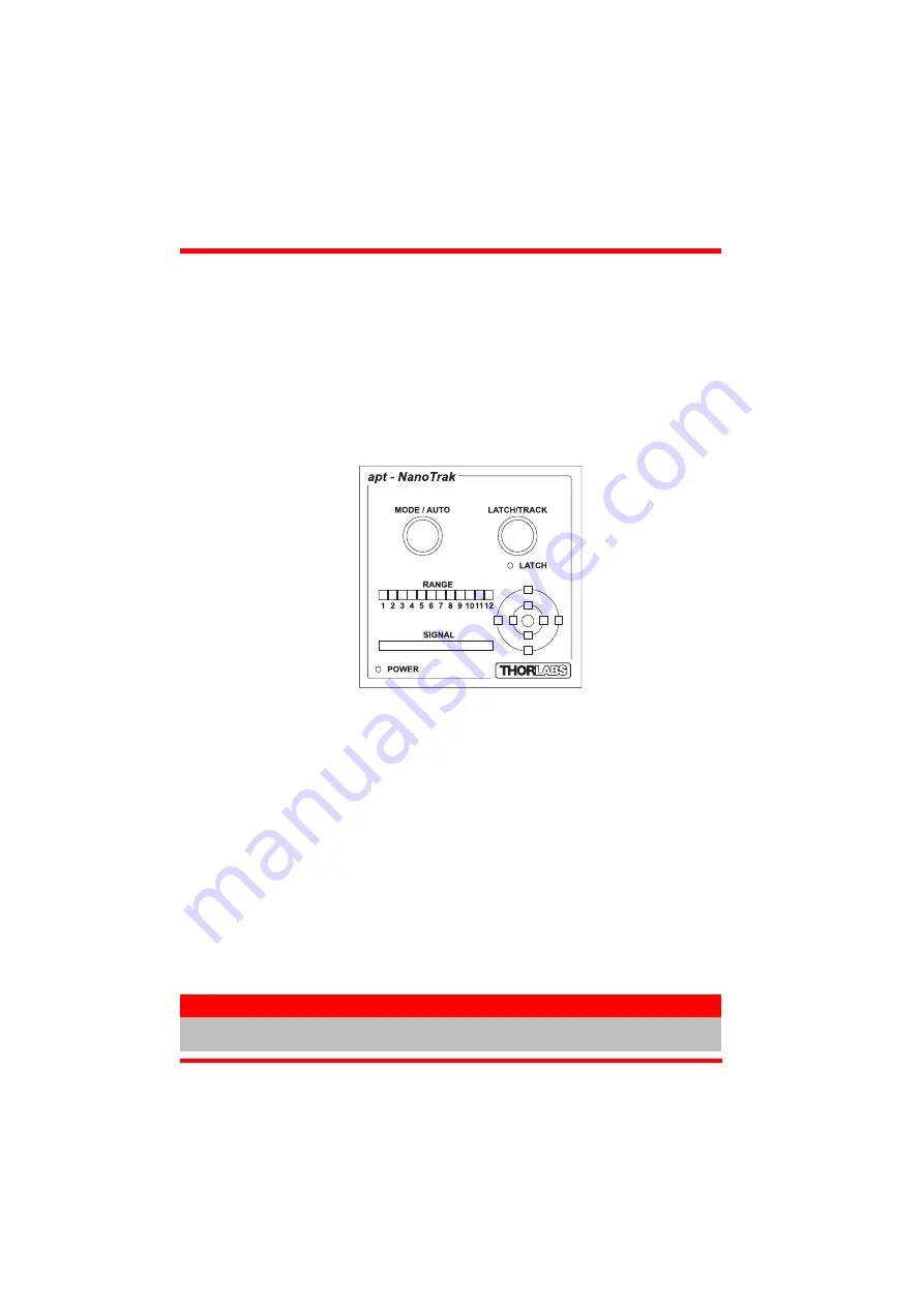 THORLABS T-Cube NanoTrak TNA001/IR Скачать руководство пользователя страница 18