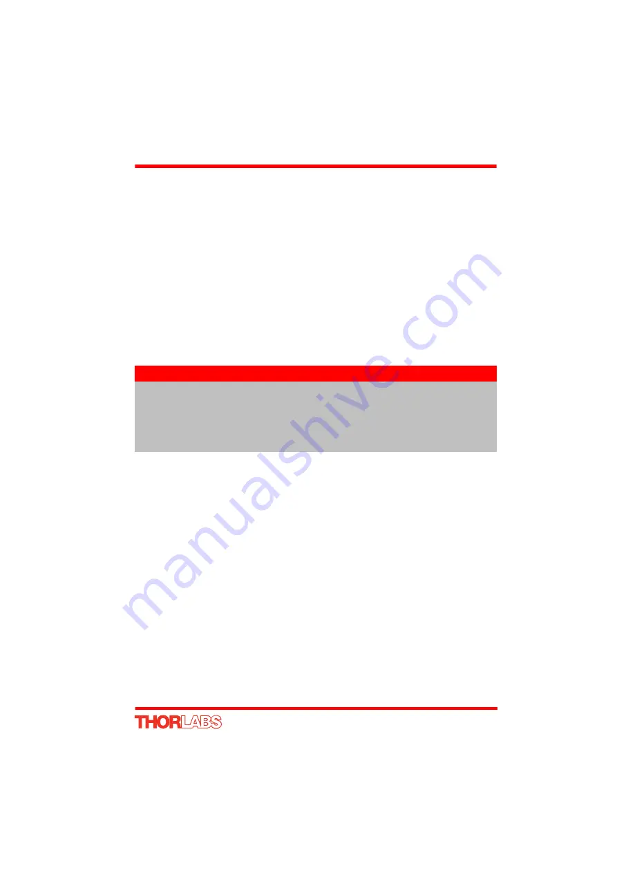 THORLABS T-Cube NanoTrak TNA001/IR User Manual Download Page 35