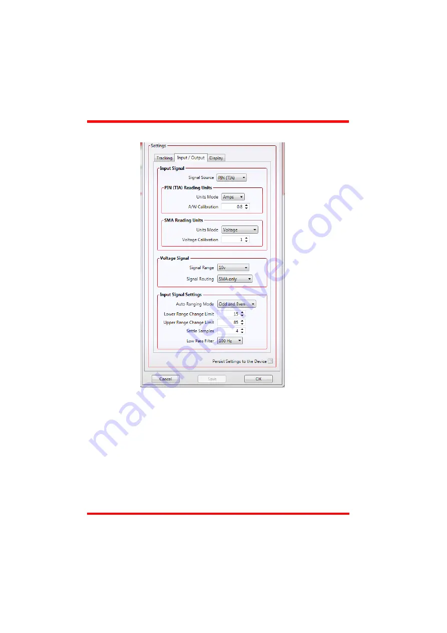 THORLABS T-Cube NanoTrak TNA001/IR User Manual Download Page 46