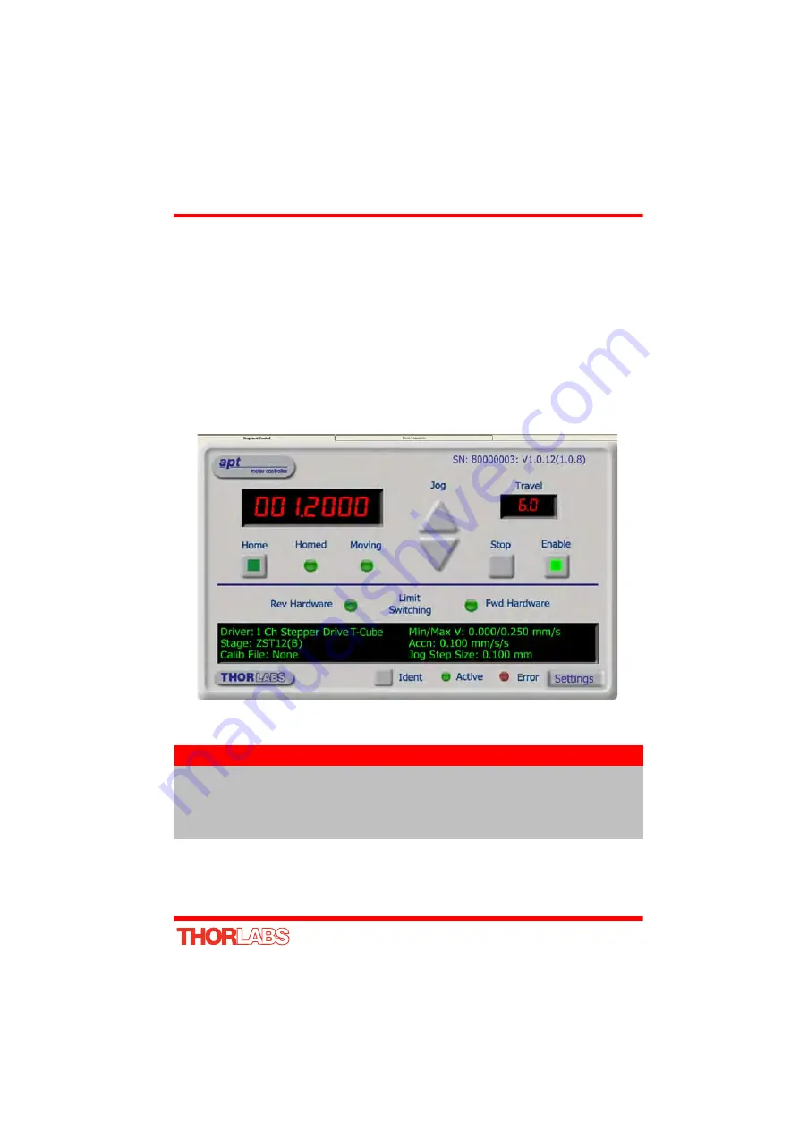 THORLABS TST001 User Manual Download Page 43