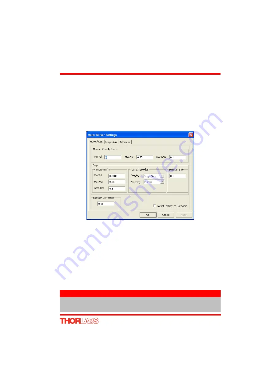 THORLABS TST001 User Manual Download Page 45