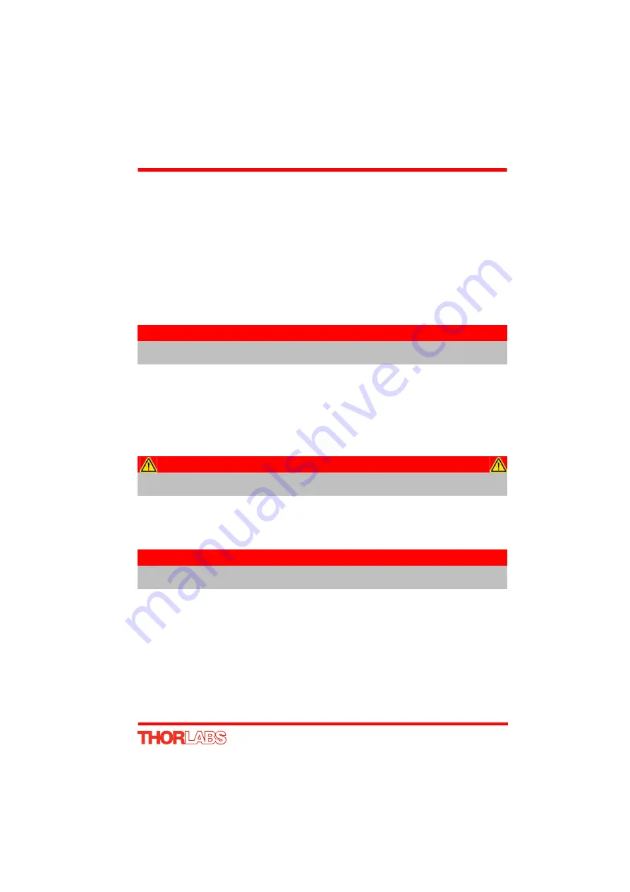 THORLABS TST001 User Manual Download Page 49