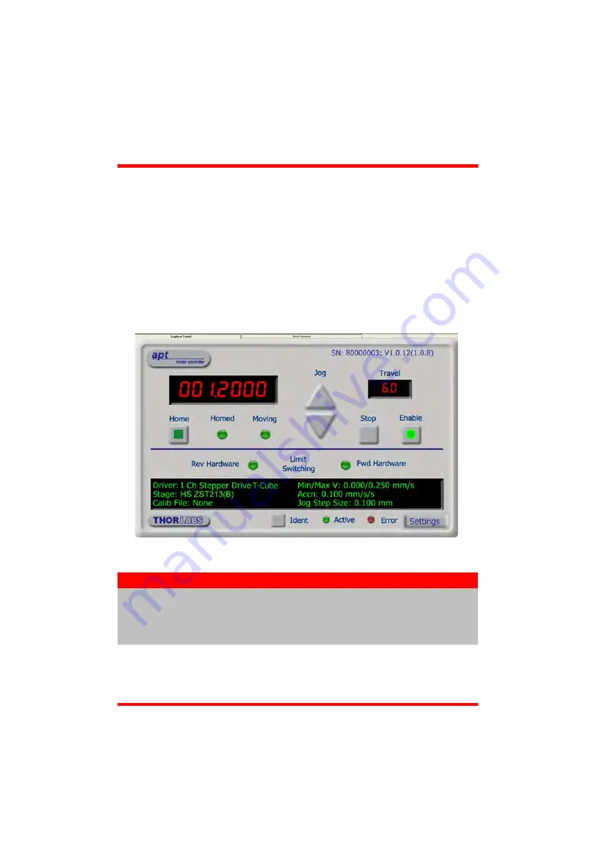 THORLABS TST101 User Manual Download Page 42