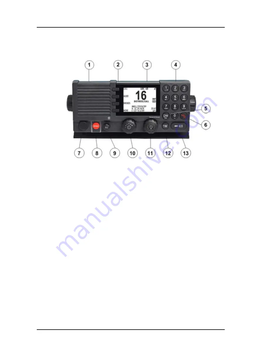 Thrane&Thrane TT-6222A VHF DSC User Manual Download Page 16