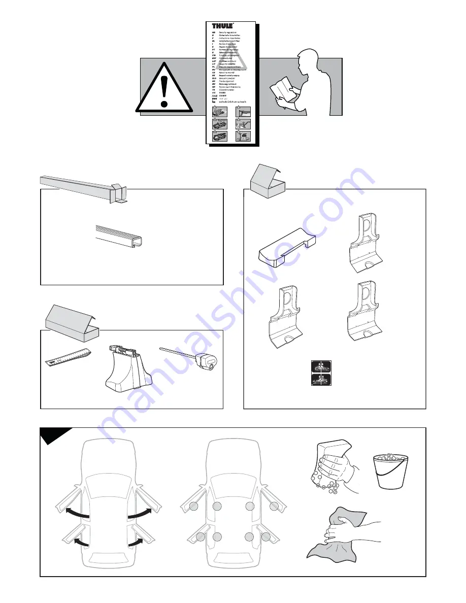 Thule 1258 Fitting Instructions Manual Download Page 2