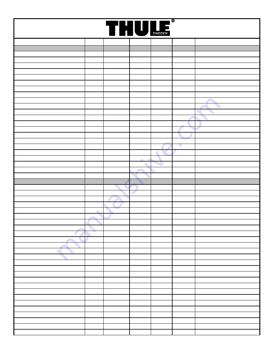 Thule 3 Bike Carrier 960 Freeway Installation Instructions Manual Download Page 8