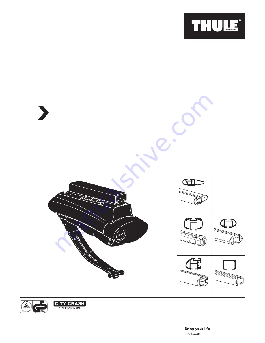 Thule 775 Instruction Manual Download Page 1