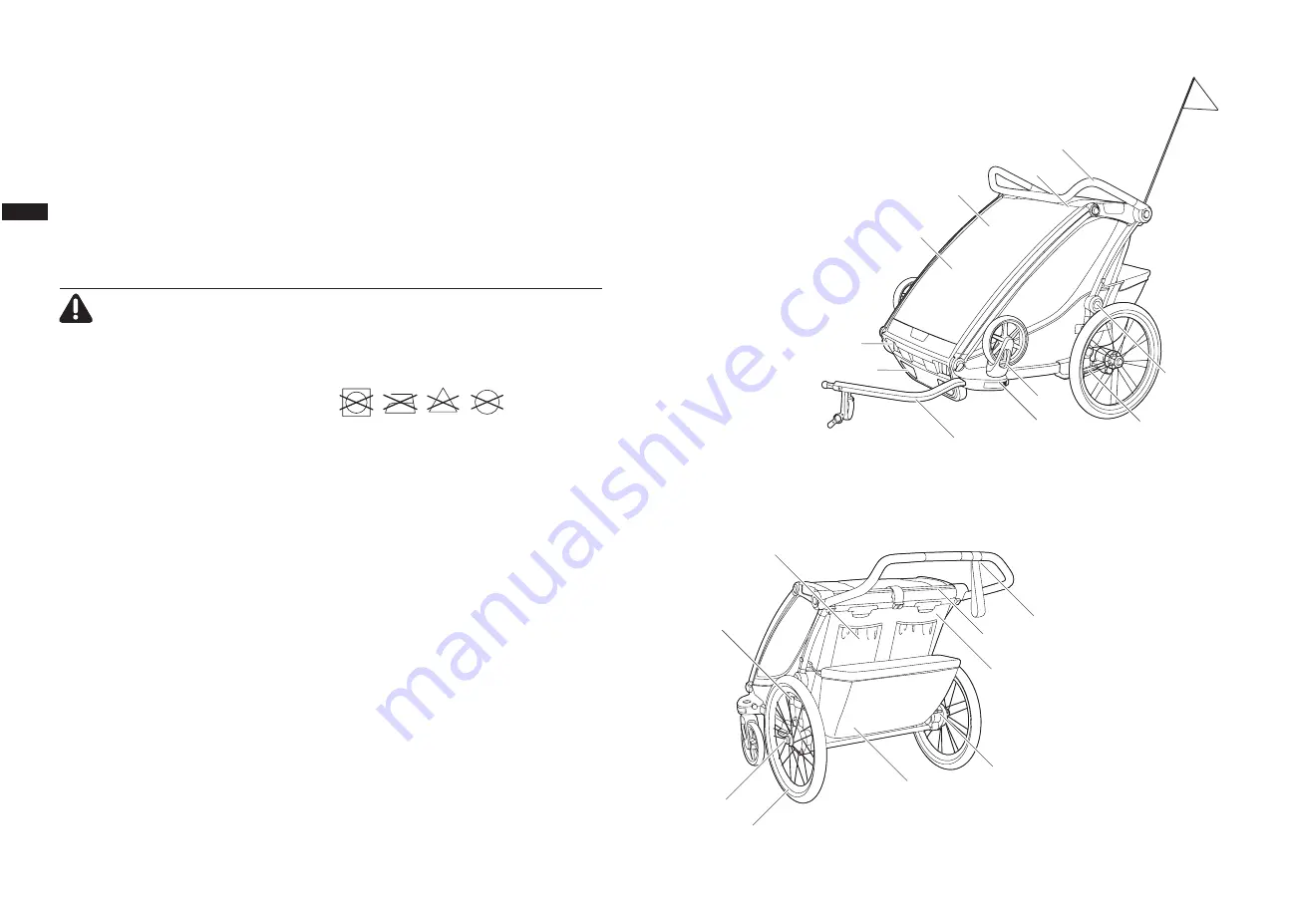 Thule Chariot Cross 1 Instructions Manual Download Page 14