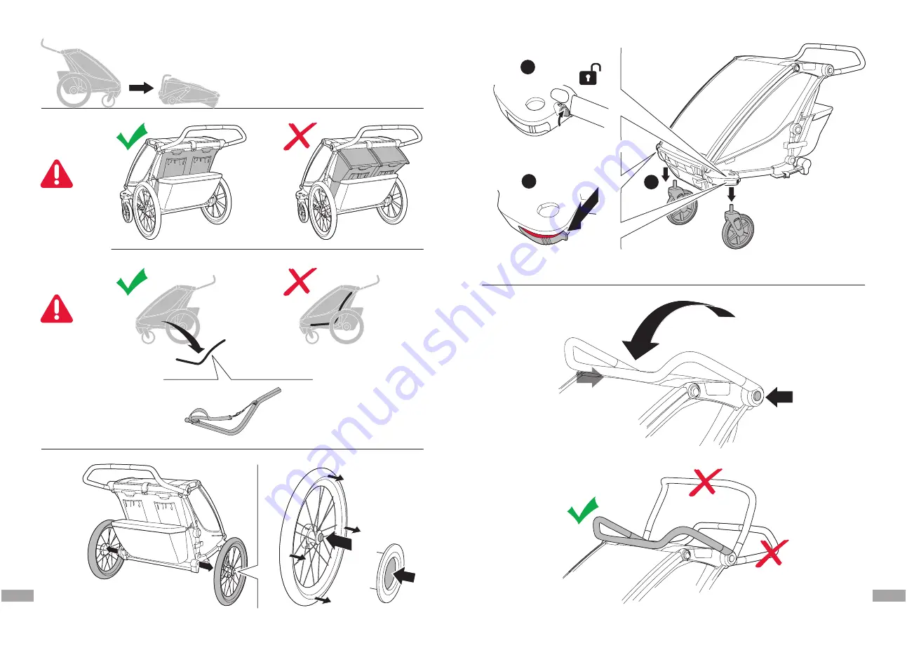 Thule Chariot Cross 1 Instructions Manual Download Page 56