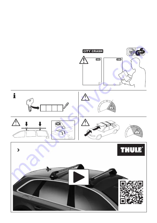 Thule Edge Clamp 720500 Instructions Manual Download Page 2