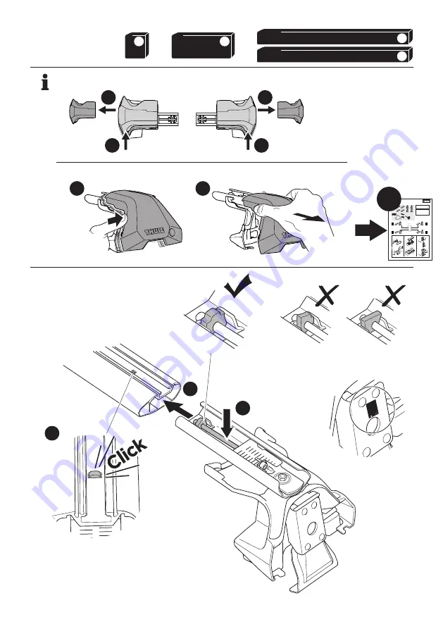 Thule Edge Clamp 720500 Instructions Manual Download Page 4