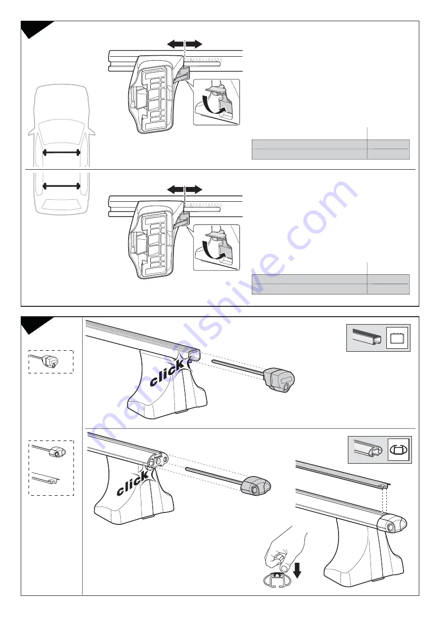 Thule Kit 1170 Fitting Instructions Manual Download Page 4