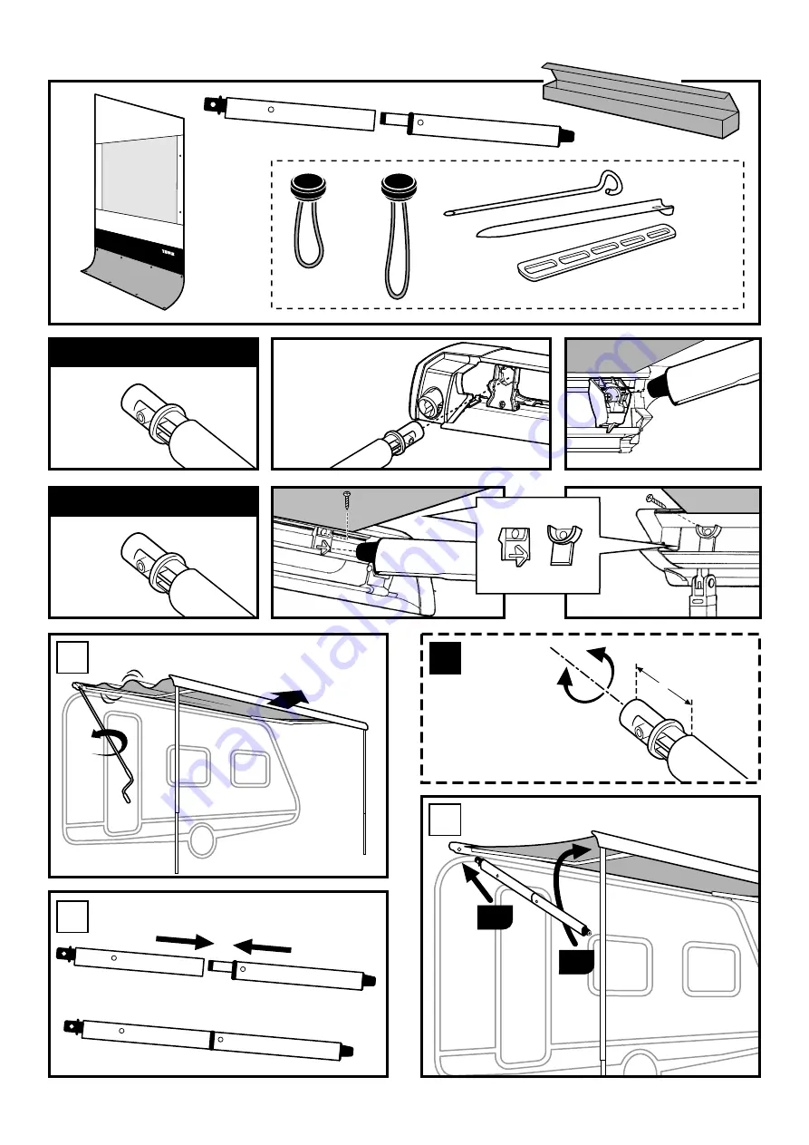 Thule Rain Blocker G2 Instructions Manual Download Page 2