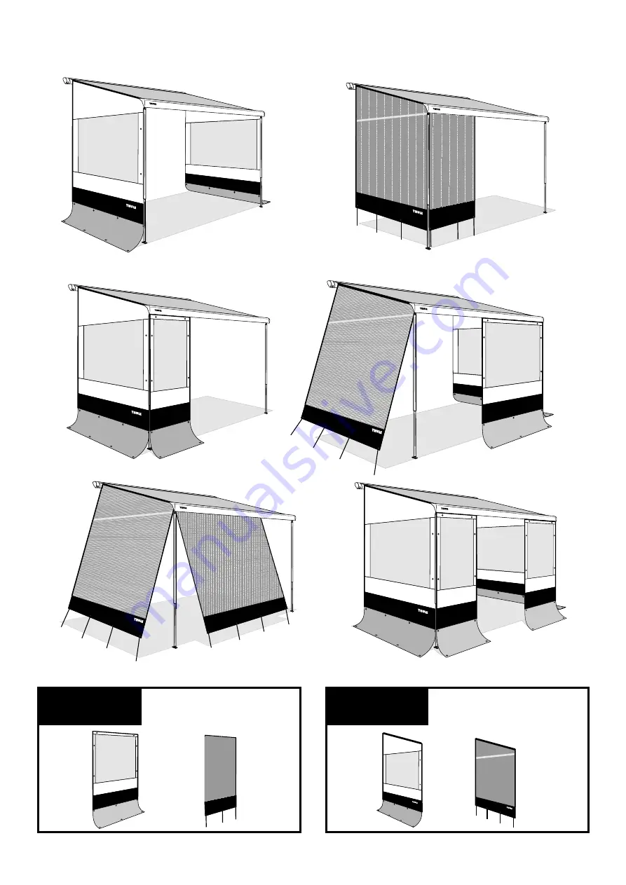 Thule Rain Blocker G2 Instructions Manual Download Page 4