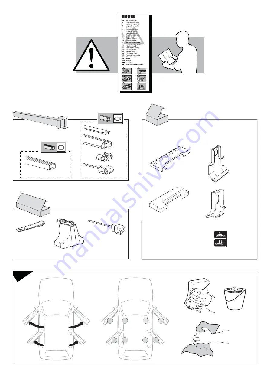 Thule Rapid 1169 Fitting Instructions Manual Download Page 2