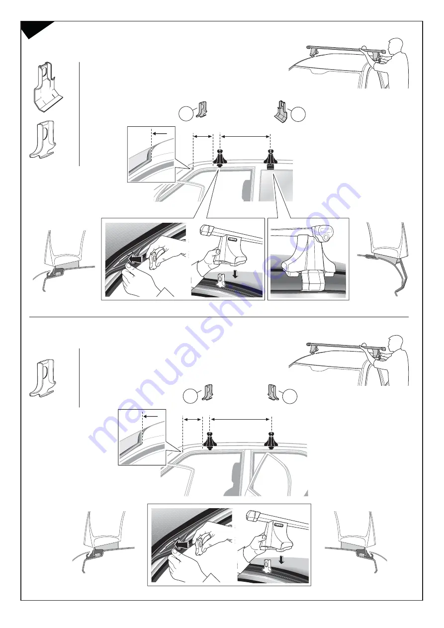 Thule Rapid 1169 Fitting Instructions Manual Download Page 6