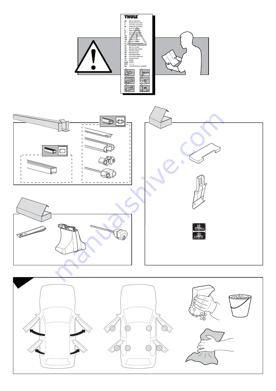 Thule Rapid 1180 Fitting Instructions Manual Download Page 2