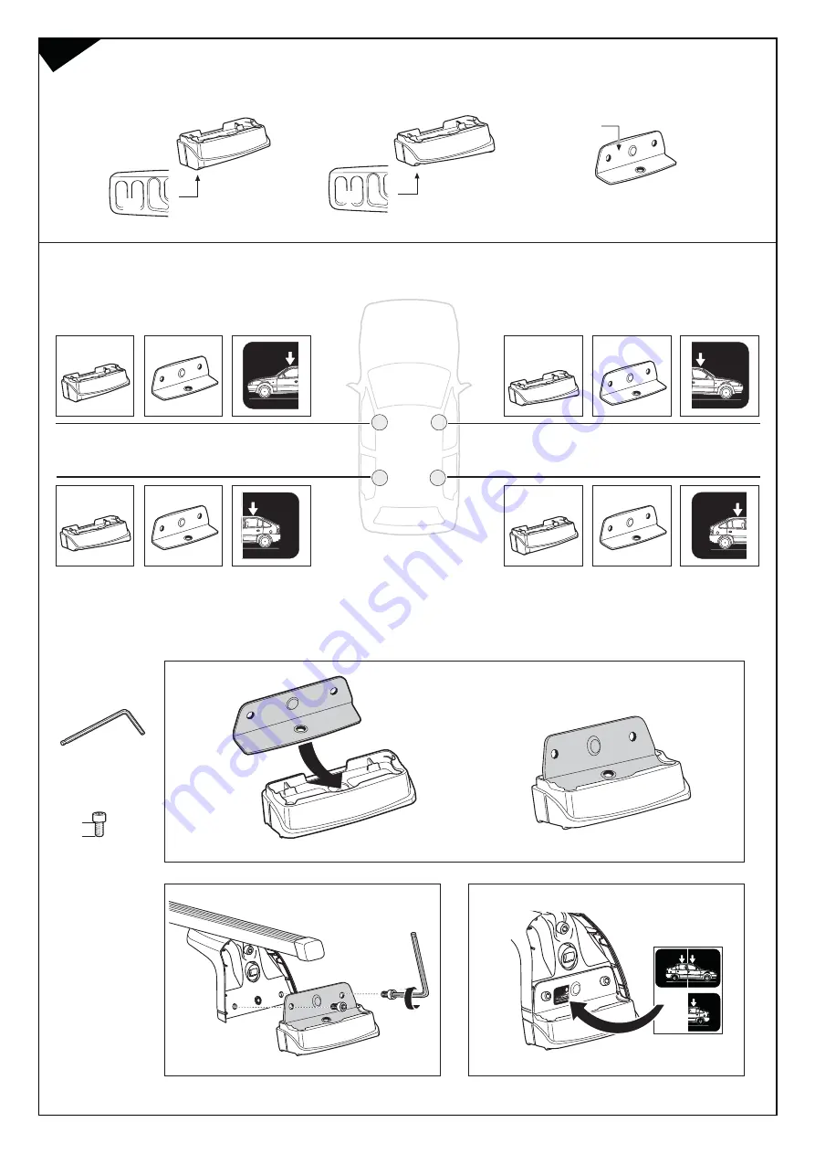 Thule Rapid Fixpoint XT 3005 Fitting Instructions Manual Download Page 4