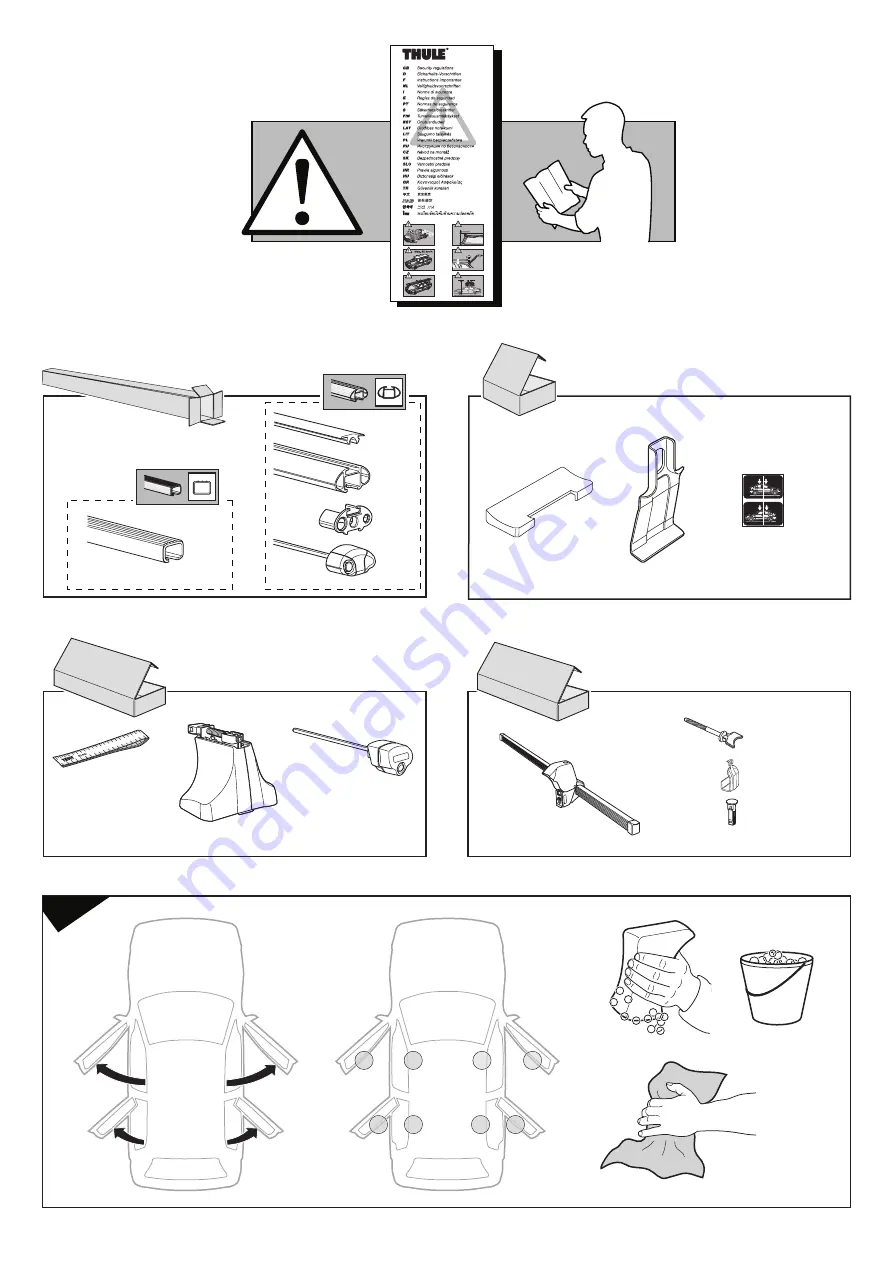 Thule Rapid System 1183 Fitting Instructions Manual Download Page 2