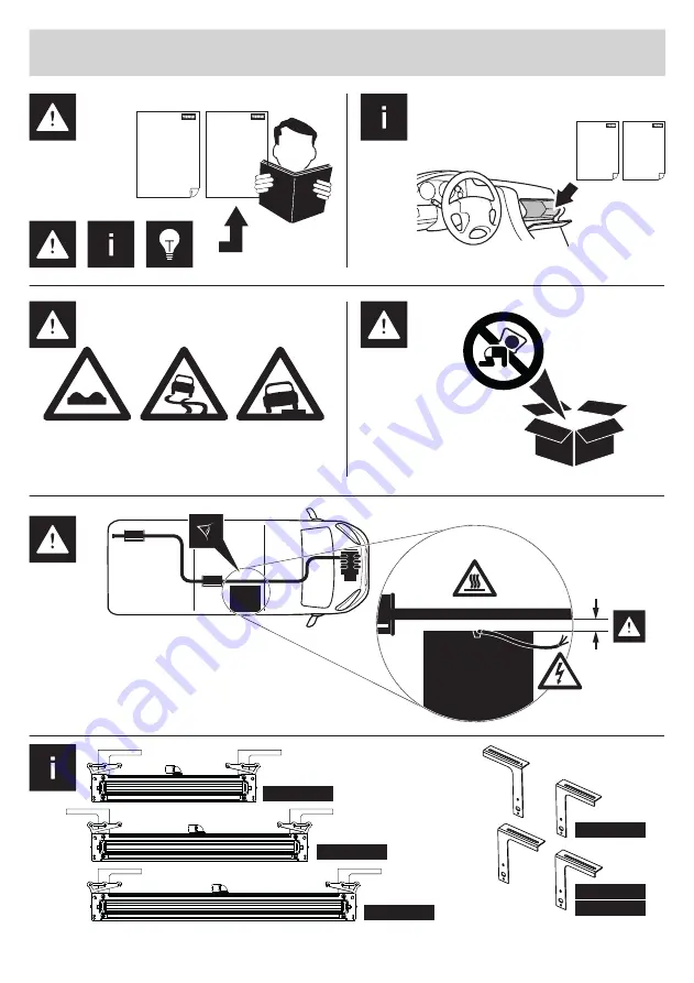 Thule Slide Out G2 12V Crafter 2017 Installation Instructions Manual Download Page 4