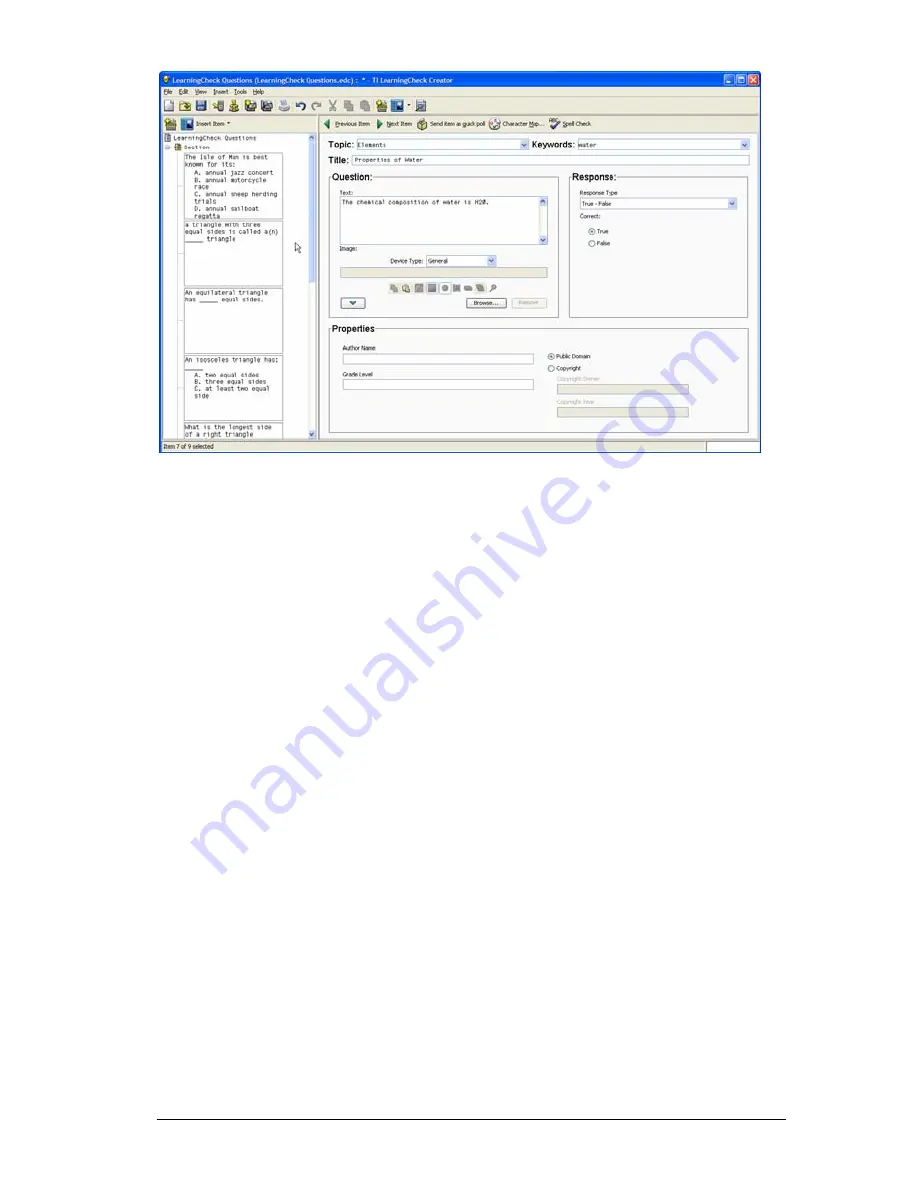 TI Navigator Reference Manual Download Page 167