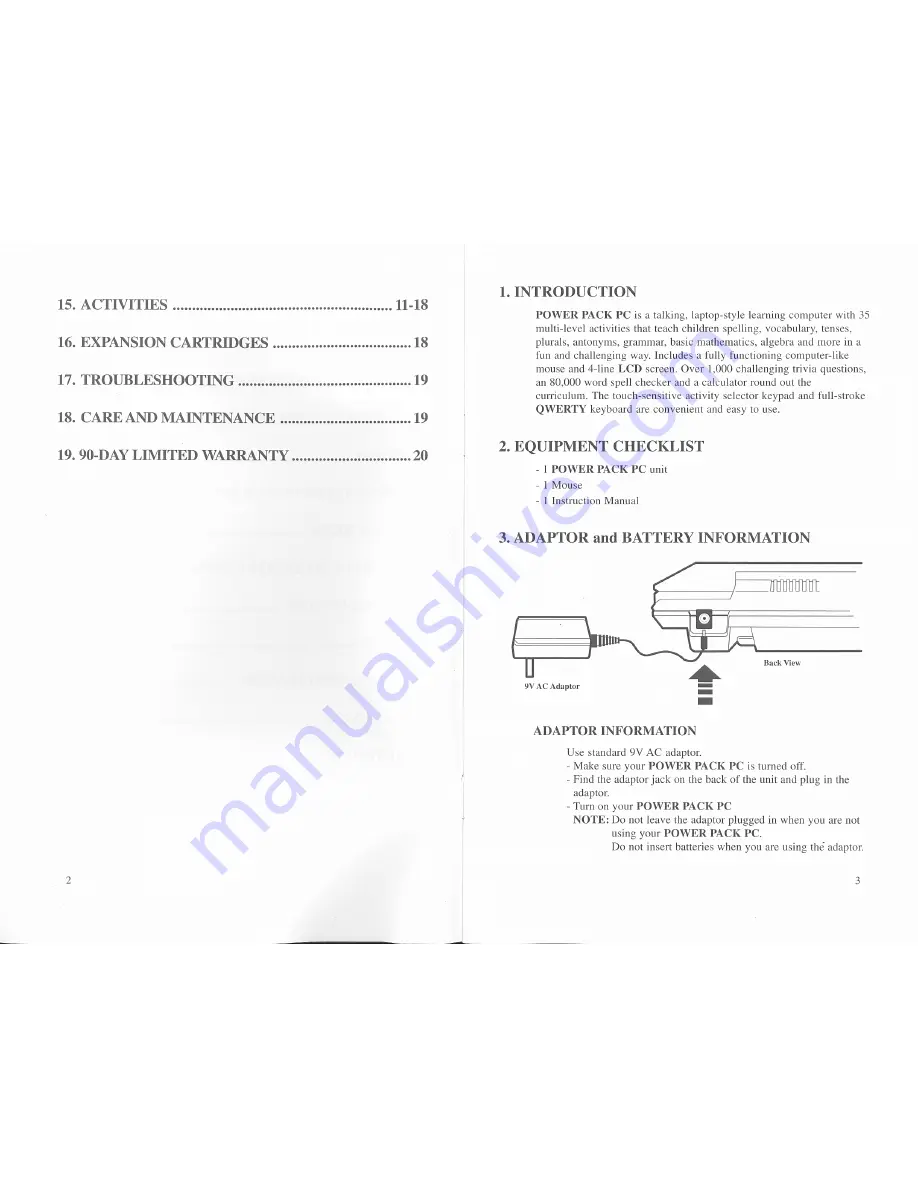 Tiger ED 9-009-03 Instruction Manual Download Page 3