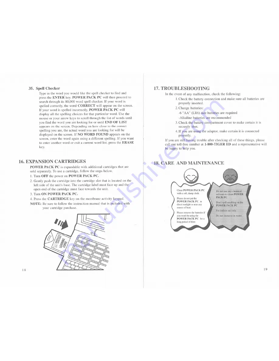 Tiger ED 9-009-03 Instruction Manual Download Page 11