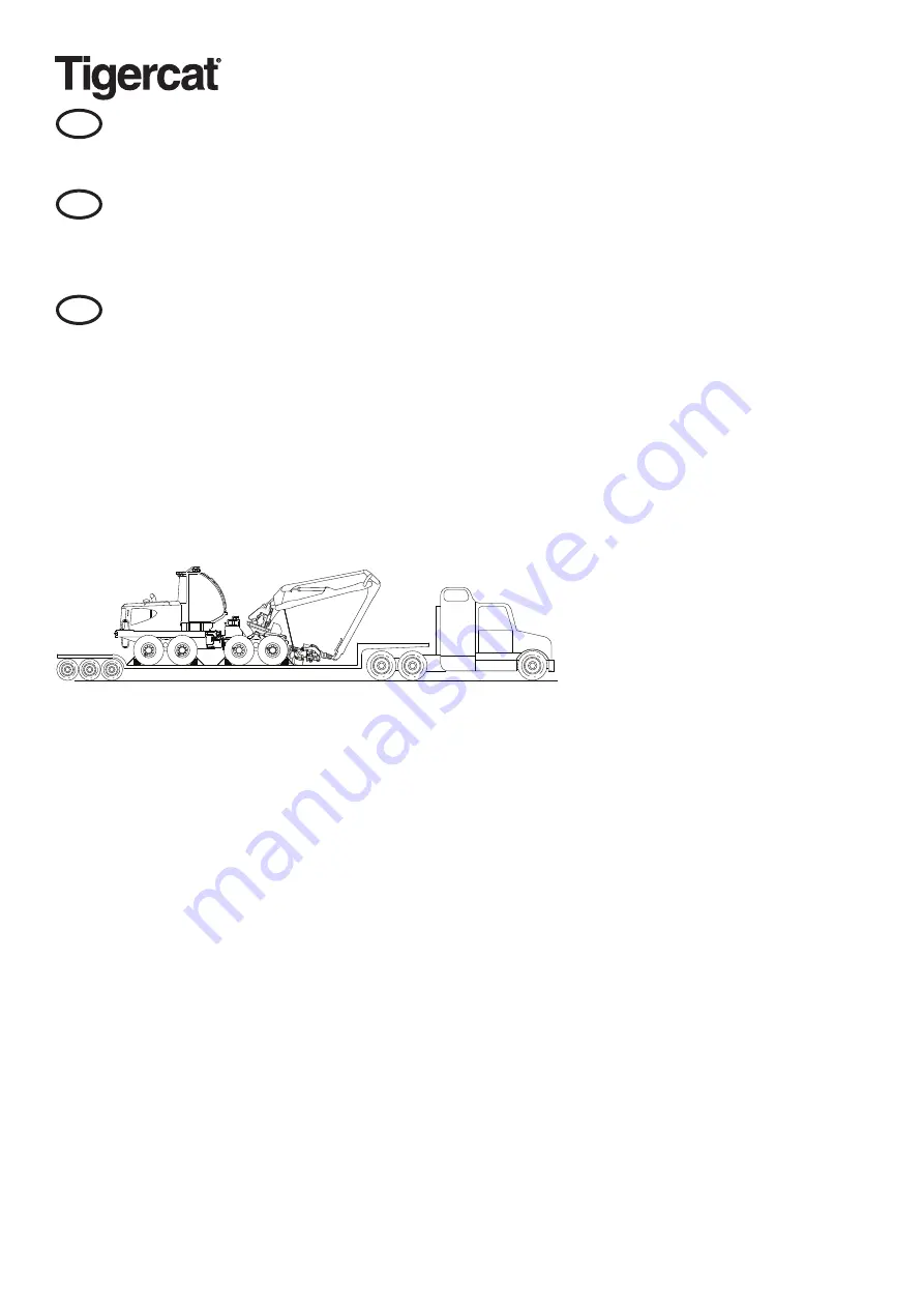 Tigercat 1135 Quick Start Manual Download Page 1