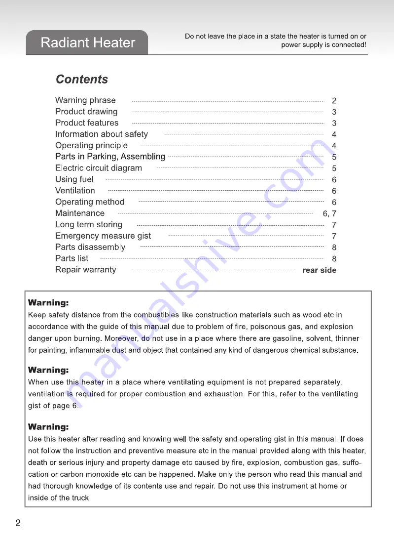 TigerKing SF-2 Manual Download Page 2