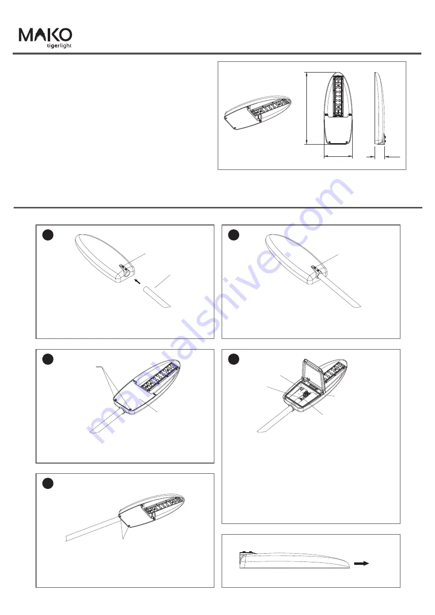 tigerlight MAKO Series Quick Start Manual Download Page 1