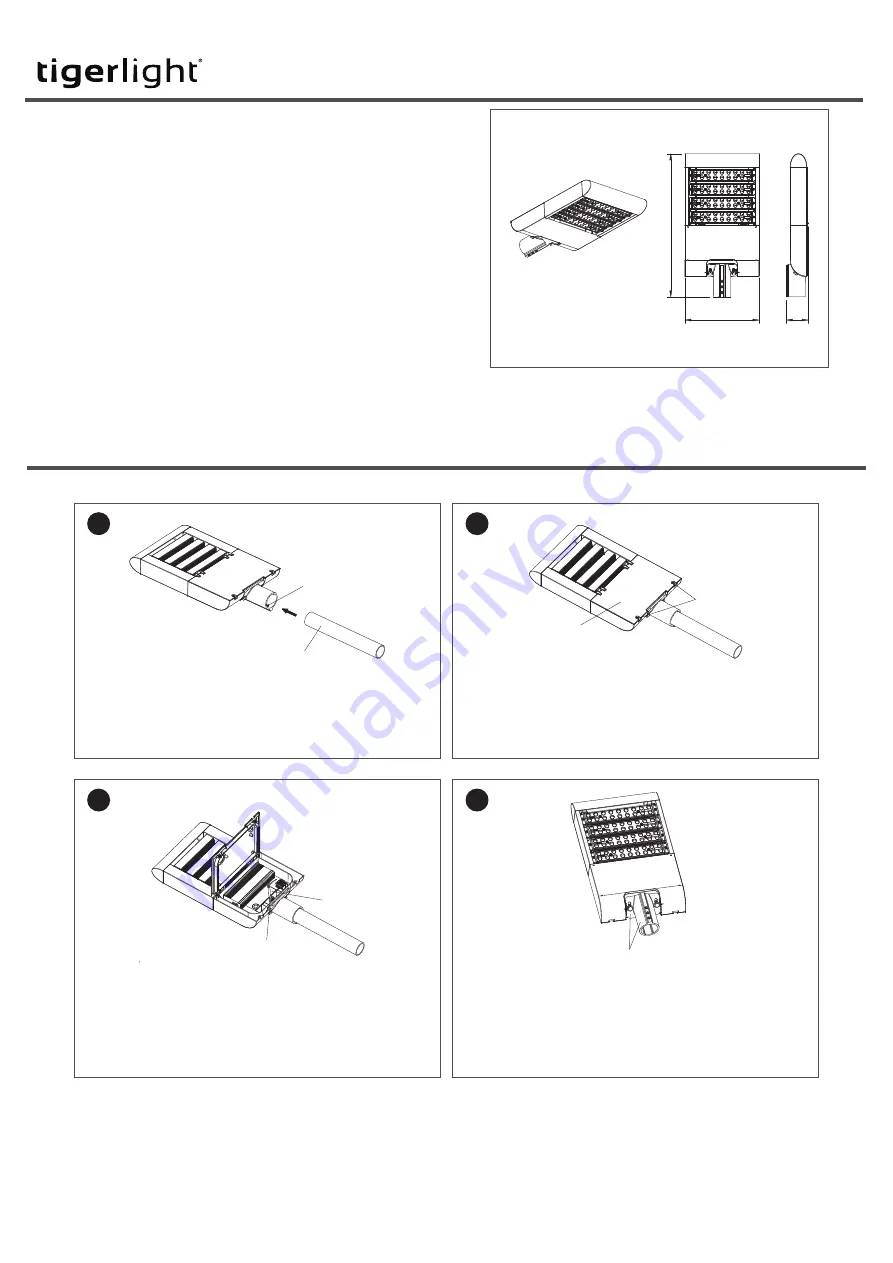 tigerlight SL160 Installation Instruction Download Page 1