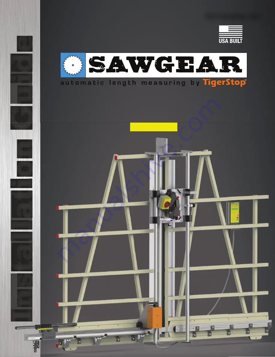 TigerStop SAWGEAR Installation Manual Download Page 1