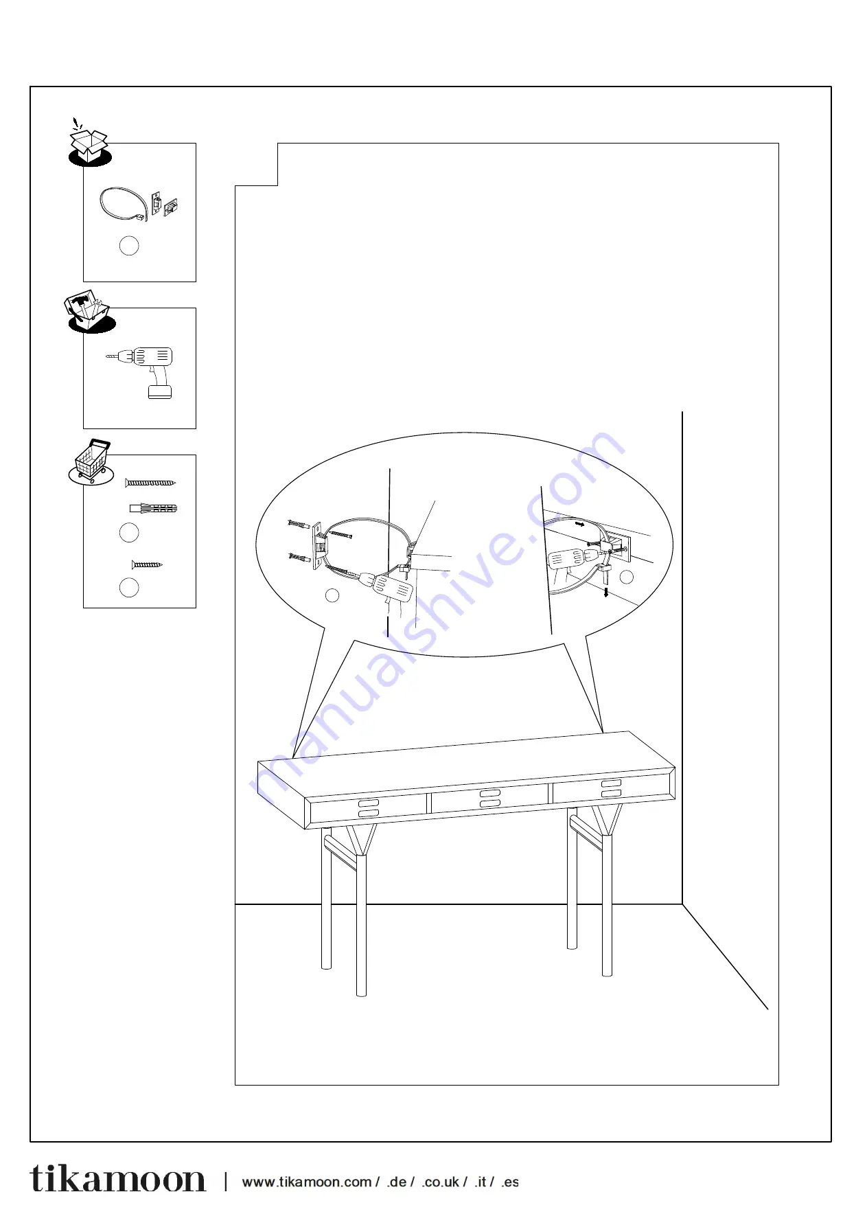 tikamoon CON0051 Assembly, Use, Maintenance Manual Download Page 4