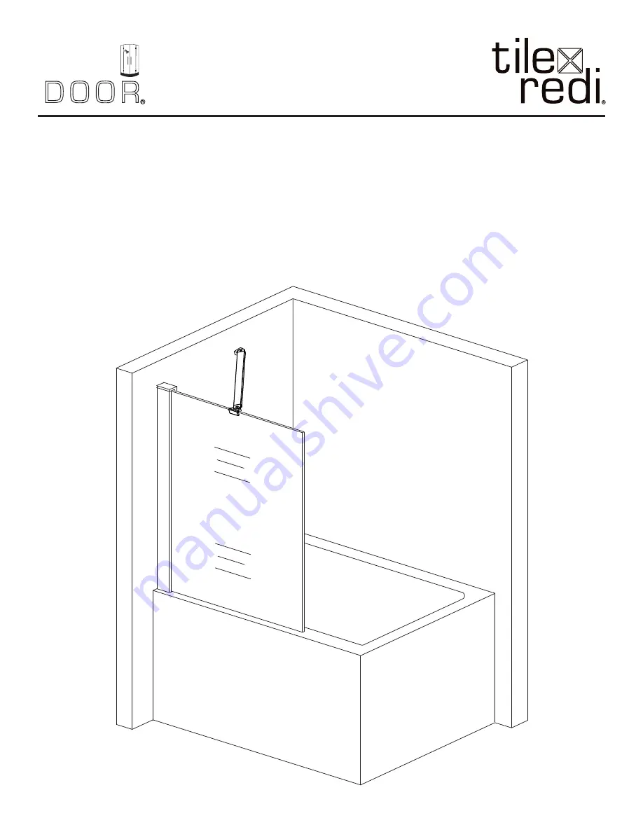 Tile Redi redi DOOR 5400 Series Instruction Manual Download Page 1