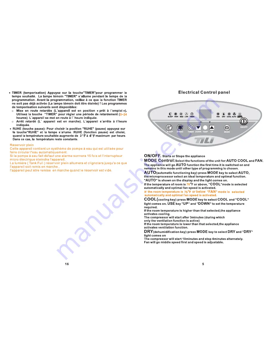 Tili TM11VR Instruction Manual Download Page 7