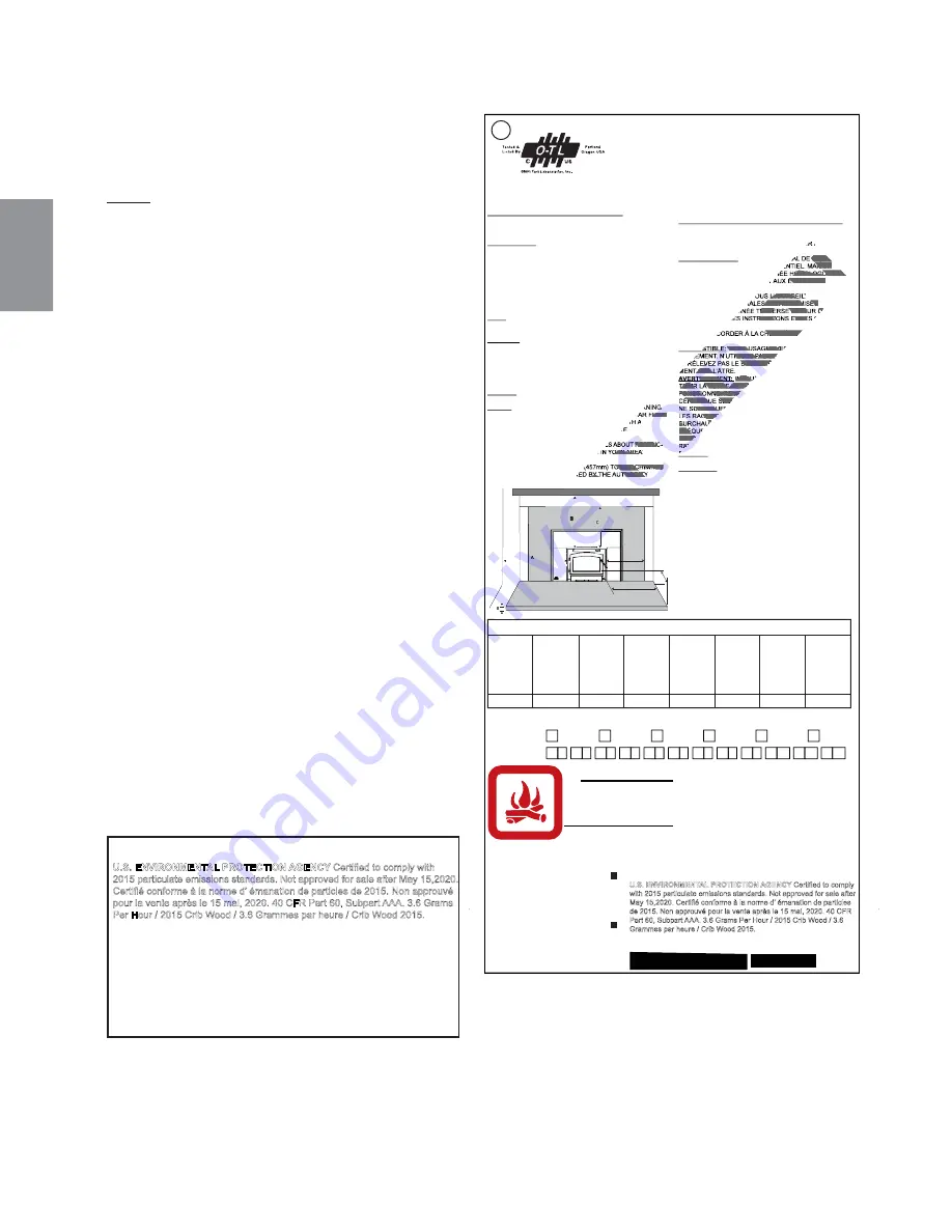 Timberwolf EPI22 Installation And Operating Istructions Download Page 40