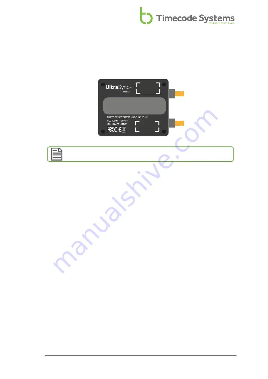 timecode systems UltraSync BLUE User Manual Download Page 19