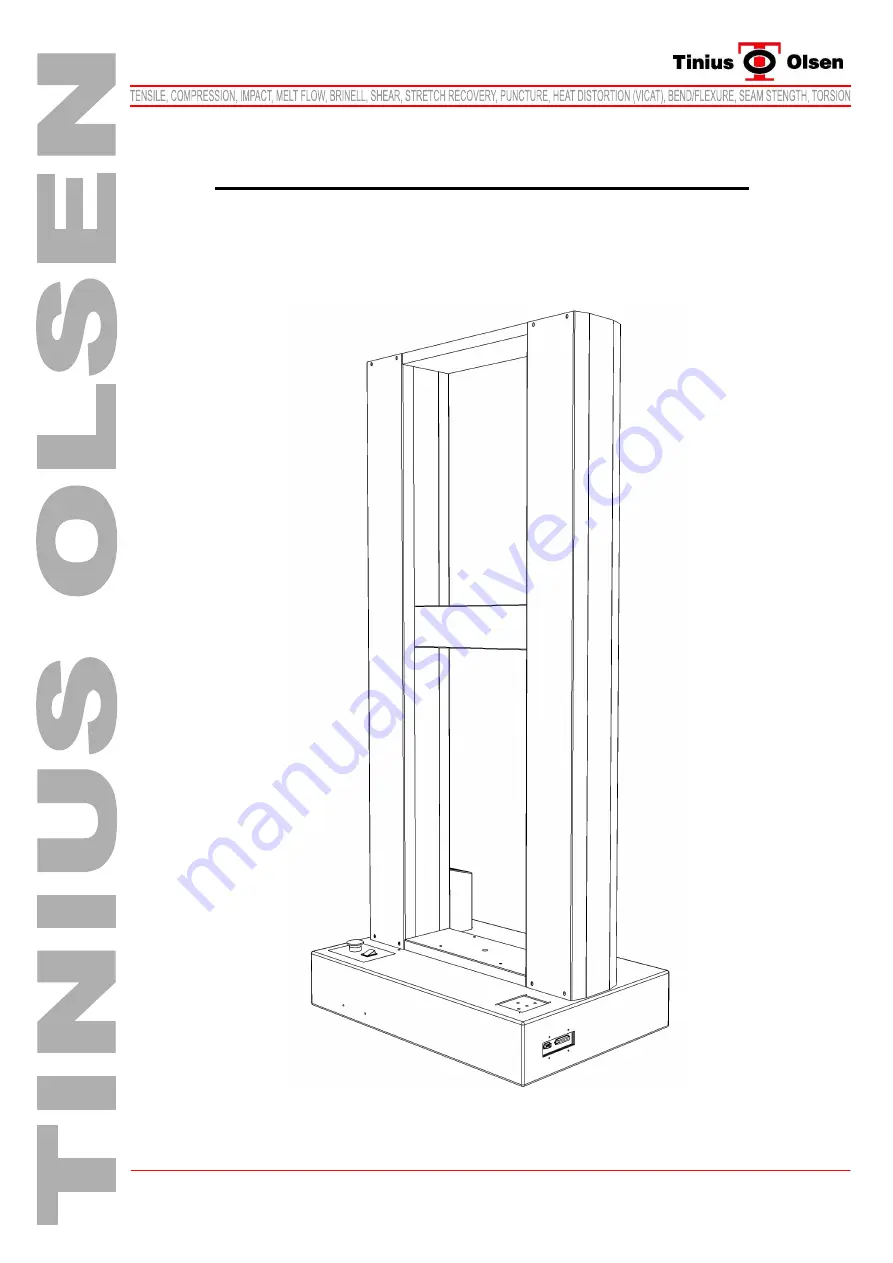 Tinius Olsen H10KL Instructions For Use Manual Download Page 1