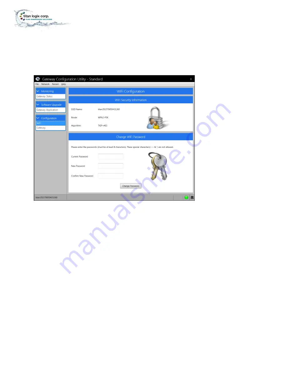 Titan Logix CTX-TDS-100 Configuration Utility Manual Download Page 28